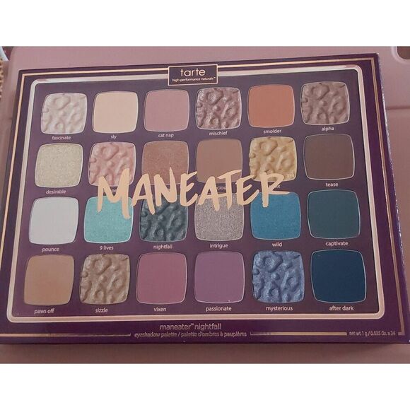 BNIB~Tarte Cosmetics Maneater Nightfall Eyeshadow Palette - Picture 5 of 8